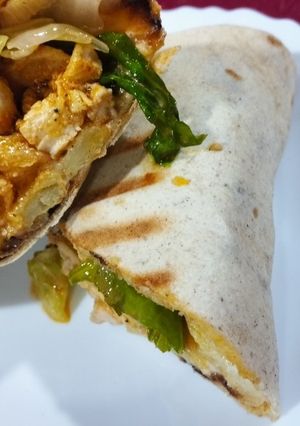صورة لوصفة شاورما🤤 بصدر دجاج مثل محلات 🤤 في بيت 😜 هههه