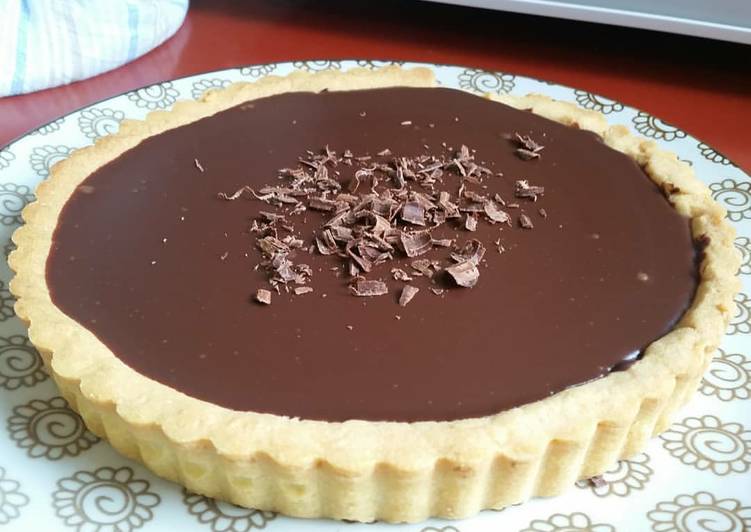 Bagaimana Membuat Chocolate Ganache Tart, Lezat