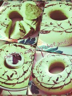Foto resep Bolu mocca pandan