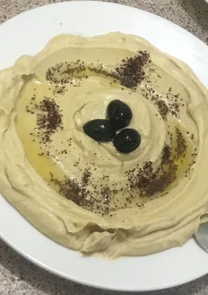 صورة لوصفة حمص بطحينه