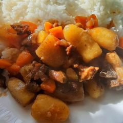 A picture of Banana capretto stew.