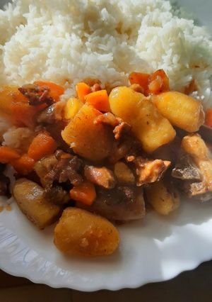 A picture of Banana capretto stew.