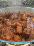 Rabada bovina ao molho
