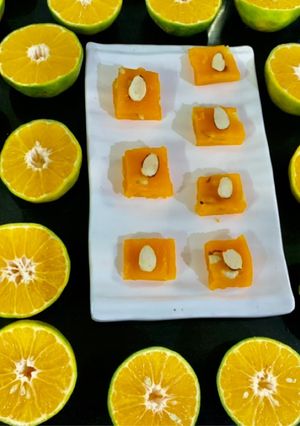 A picture of Orange halwa.