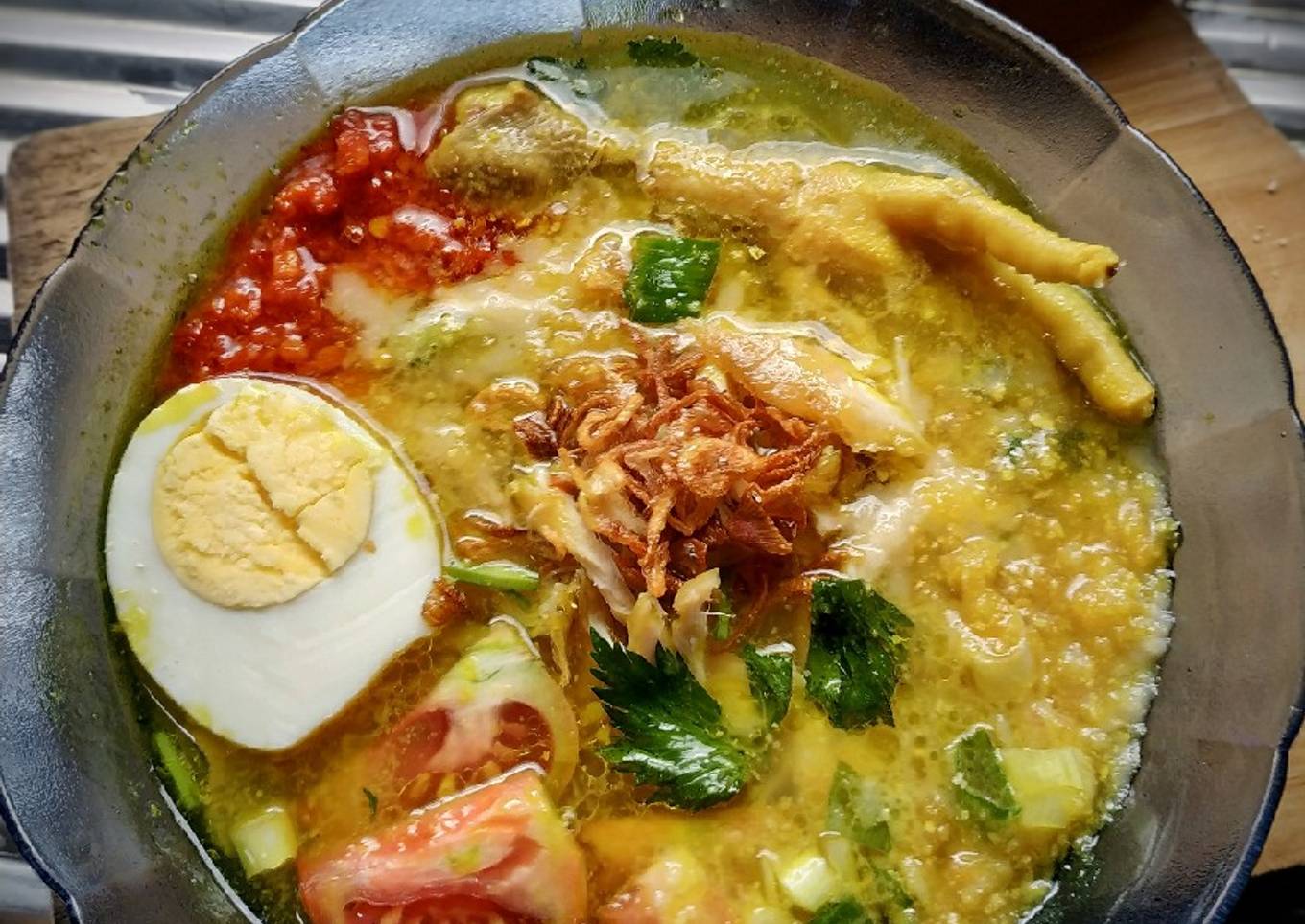 Soto Lamongan Tabur Serbuk Koya