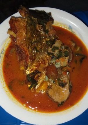 A picture of Native soup.