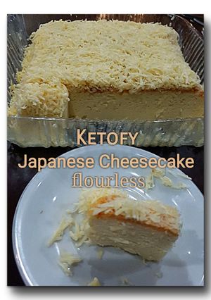 Foto resep Ketofy Japanese Cheesecake