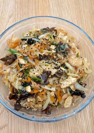 補鐵炒冬粉 的食譜成品照片