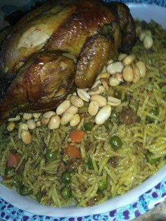 صورة لوصفة اوزي ودجاج محشي 🐔🍲 خطوة بخطوة 🍜🍴
