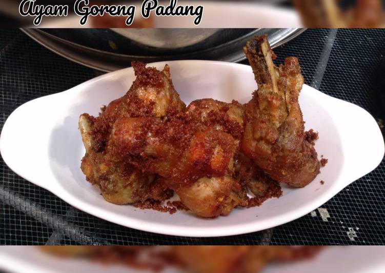 Resep Ayam Goreng Padang, Enak