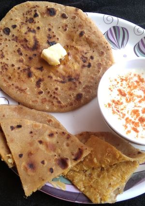 કોબીજ ના પરાઠા (cabbage paratha recipe in gujarati) રેસીપી મુખ્ય ફોટો