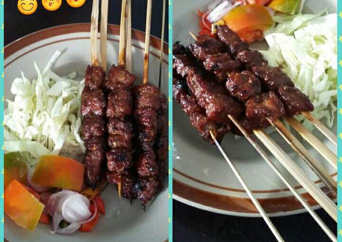 Yuk intip, Resep membuat Sate Daging Sapi Simple hidangan Idul Adha  nikmat