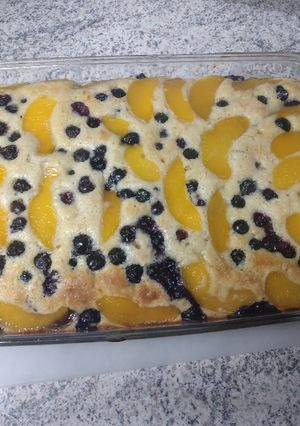 Una foto de Bizcochuelo con frutas