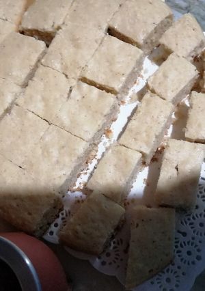 Una foto de Torta de avena naranja y canela