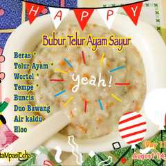 Bubur Telur Ayam Sayur (Mpasi 9+) রেসিপির প্রধান ছবি
