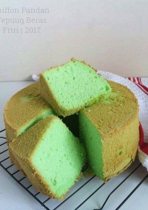 Foto resep Chiffon Pandan Tepung Beras