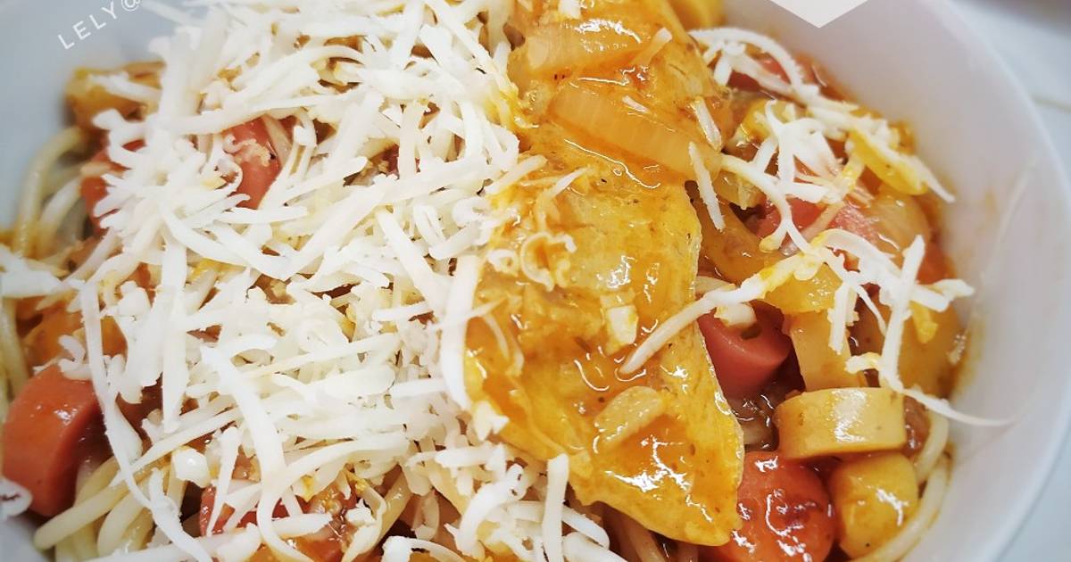 136 resep spageti salmon enak dan sederhana ala rumahan 