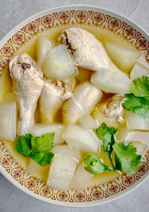รูปของ ไก่ตุ๋นฟักมะนาวดอง
