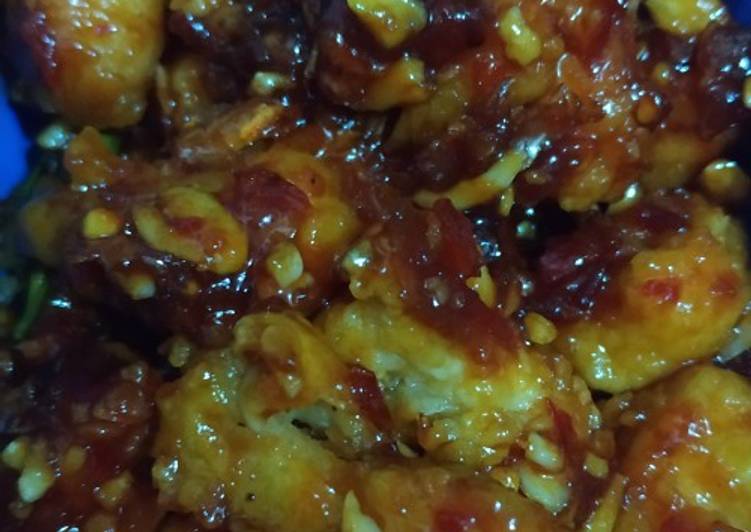 Langkah Mudah untuk Membuat Ayam crispy sambel bumbu rujak yang Lezat Sekali