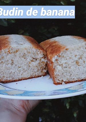 Una foto de Budín de banana