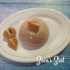 A picture of Sapodilla/Chikoo Panna Cotta.