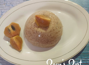 A picture of Sapodilla/Chikoo Panna Cotta.