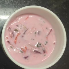A picture of Vegetable Raita 😋.