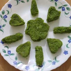 Green pea barfi A picture of Green pea barfi.