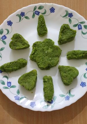 A picture of Green pea barfi.