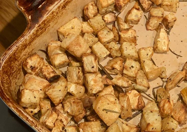 Recipe of Award-winning Maple roasted celeriac