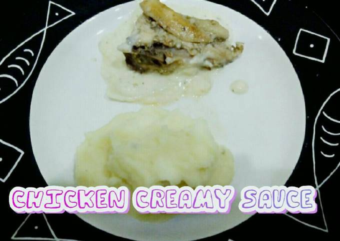 Resep Chicken Mushrooms Creamy Sauce #pr_AdaKejunya Anti Gagal