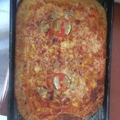 A picture of Beef pizza.