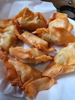 Foto resep Pangsit goreng isi udang + ayam