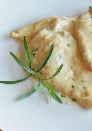 Una foto de Scaloppine de pollo a la crema