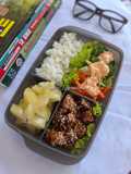 Bekal Sat Set : Chicken Teriyaki dan Salad Sayur ala HokBen 🍱