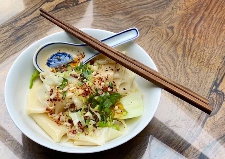 Recipe of Award-winning Biangbiang mian/noodles (handpulled noodles)
