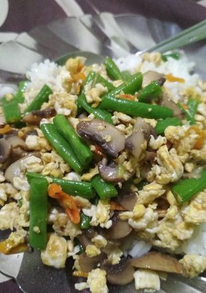 Foto resep Orak-arik buncis jamur kancing