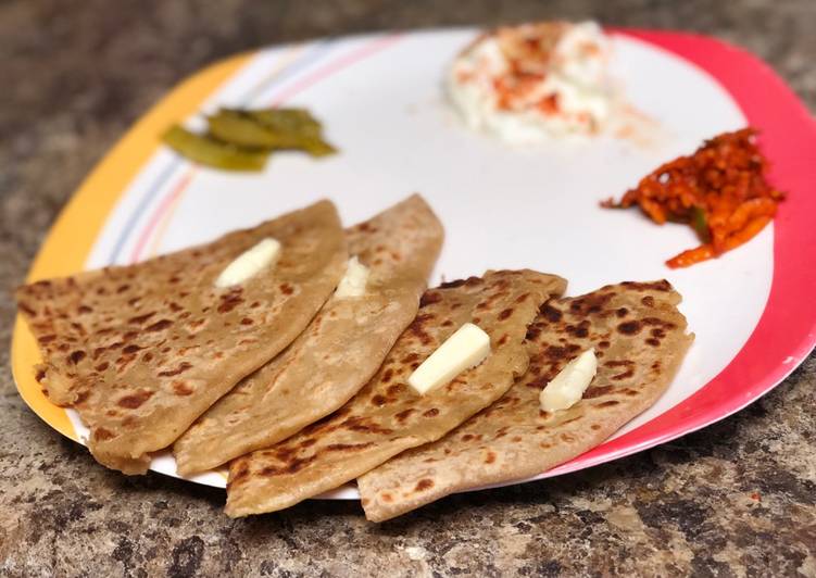 Recipe of Any-night-of-the-week Aloo Paratha