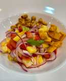 Ceviche de nectarinas