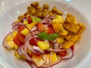 Una foto de ceviche vegano
