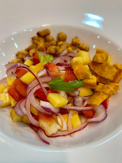 Una foto de Ceviche de nectarinas
