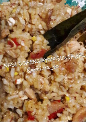 Foto resep Nasi goreng ayam suwir bali