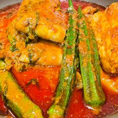 Muar Spicy Tamarind Stingray Fish(Asam Pedas Ikan Pari Muar): Original Recipe A picture of Muar Spicy Tamarind Stingray Fish(Asam Pedas Ikan Pari Muar): Original Recipe.