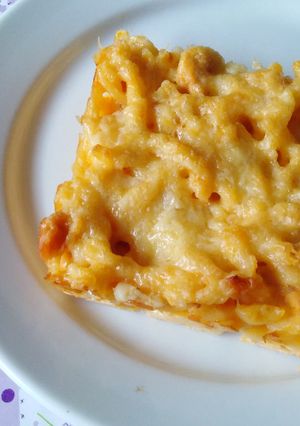 Csirkemelles rakott tészta recept fotója