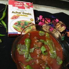 A picture of Beef Achar gosht.