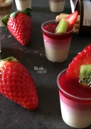 Foto resep Puding Buah Gradasi