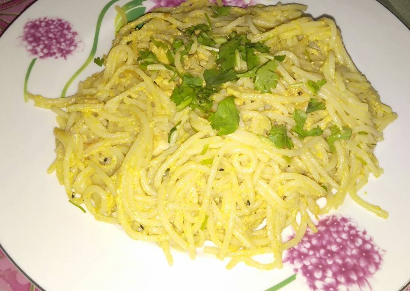 Spicy Chicken Achari Spaghetti