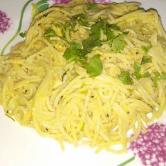 A picture of Spicy Chicken Achari Spaghetti.