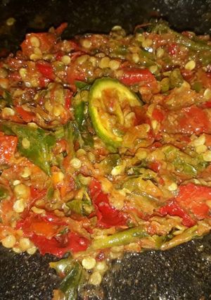 Foto resep Sambal terasi tanpa bawang