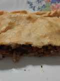 Empanada de volador y mejillones